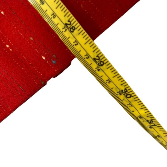 Vintage 80s Red Speckled Wool Blend Tapered Blazer Pencil Skirt Suit Set Medium - Picture 5 of 16